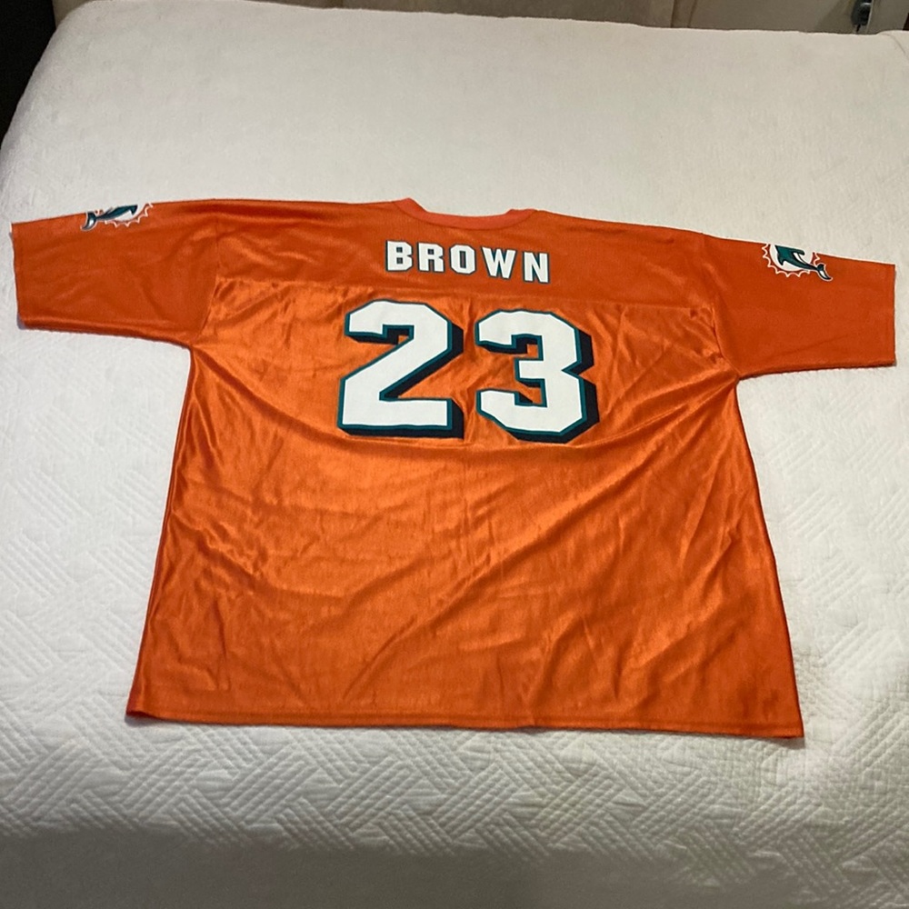 NFL Miami Dolphins Jersey 23 Brown 2XL